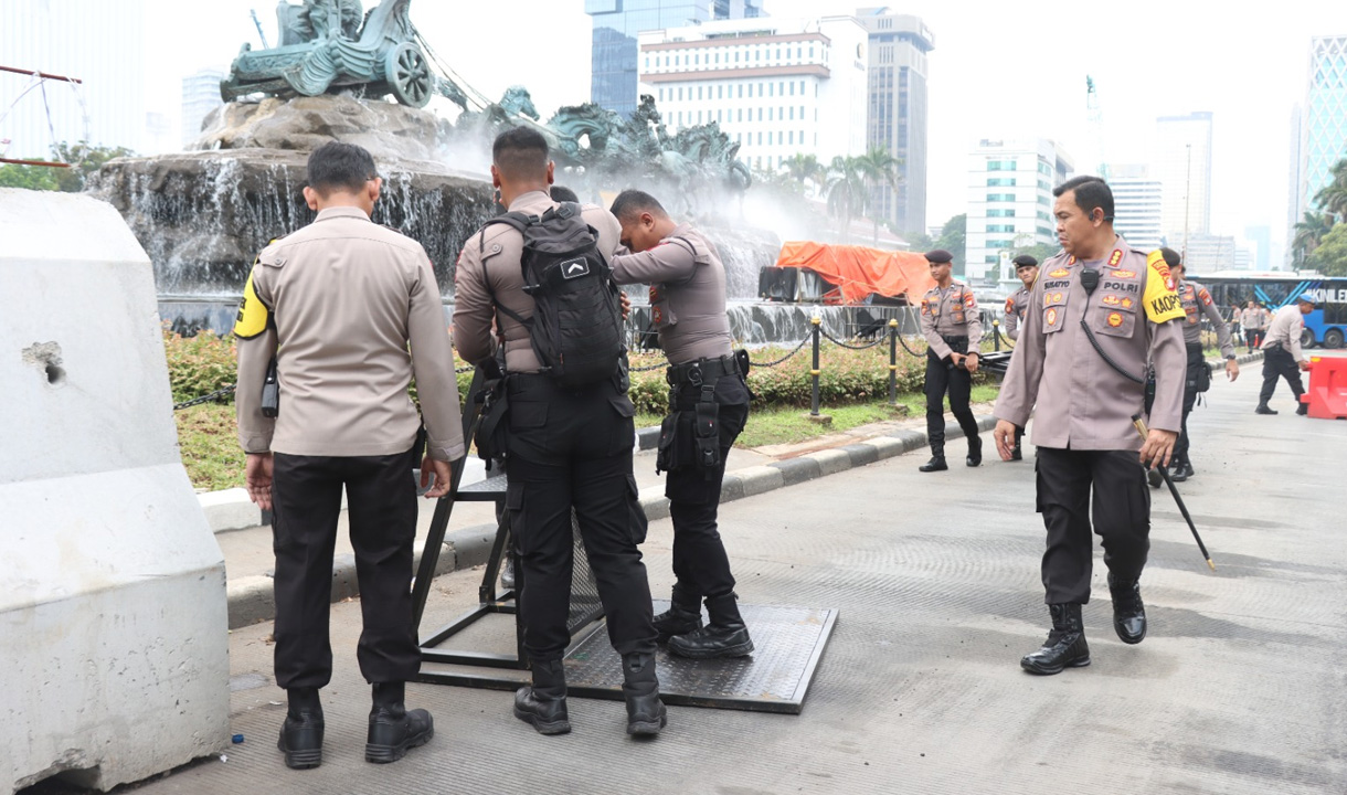 Polisi Terjunkan 1.904 Personel Gabungan Amankan Aksi Reuni 411 di Patung Kuda 