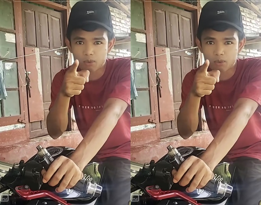 Pamer Motor Ninja 250, Konten Kreator Mandi Lumpur kena 'Skak' Bule KW, 'Jual Motor Gua dapat 5 Motor Lo!'