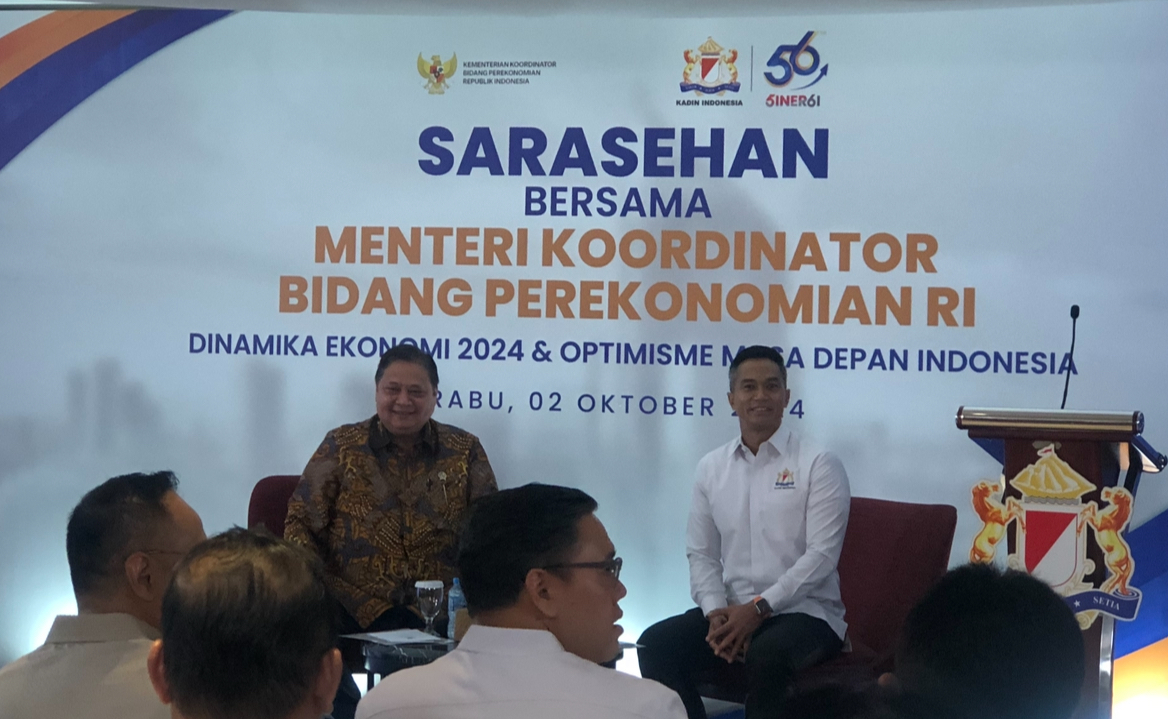 Menko Airlangga Sambangi Kadin, Anindya Bakrie: Sebagai Mitra Strategis Pemerintah 