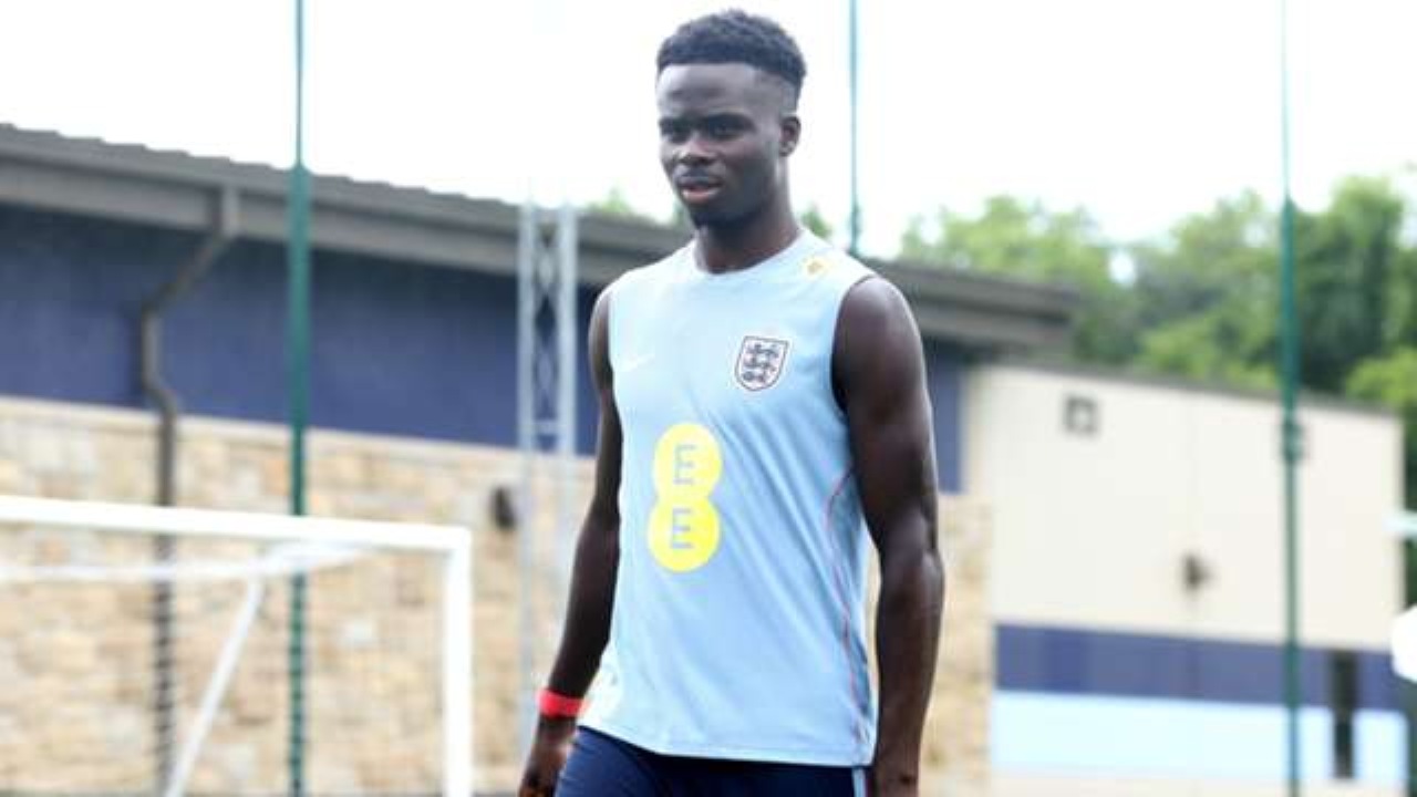 Jelang Inggris vs Meksiko, Bukayo Saka Mengaku Sudah Fit dan Siap Tempur!