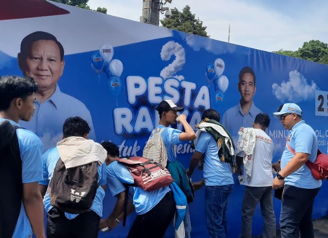 Kampanye Prabowo Gibran, Ada 8 Titik Isi Ulang Air Minum Gratis di GBK 