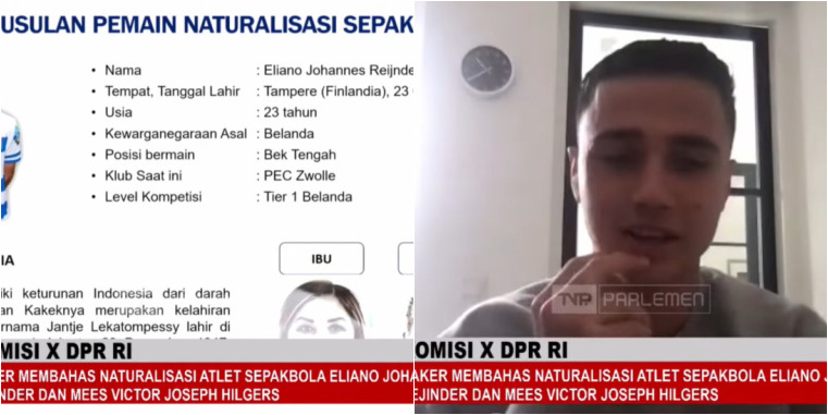 Jaktim Pride! Menpora Beberkan Profil Eliano Reijnders di Raker Komisi III dan X DPR RI: Kakeknya Lahir di Jatinegara