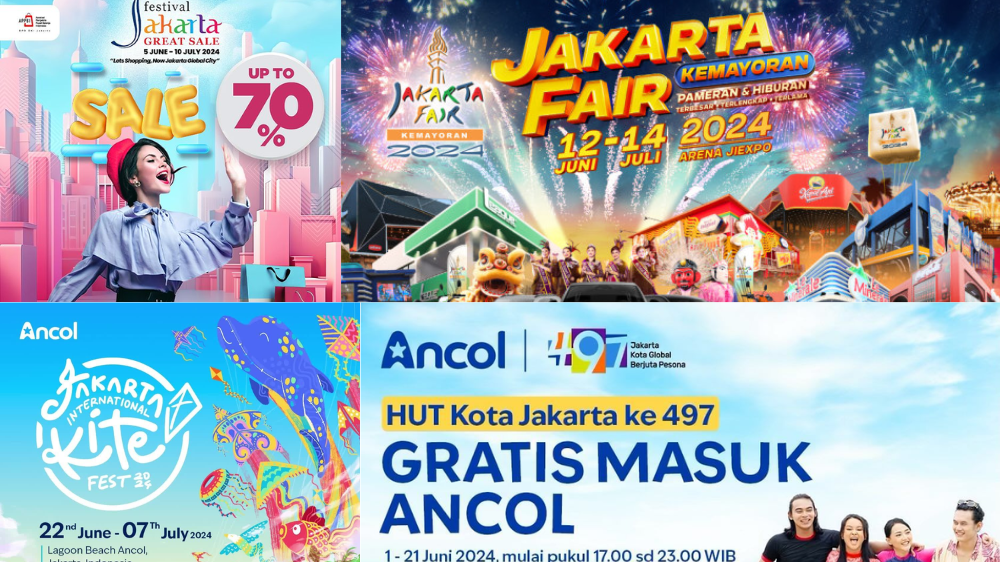 Daftar Event Spesial HUT ke-497 Jakarta Juni 2024, Banyak Hiburan Gratis
