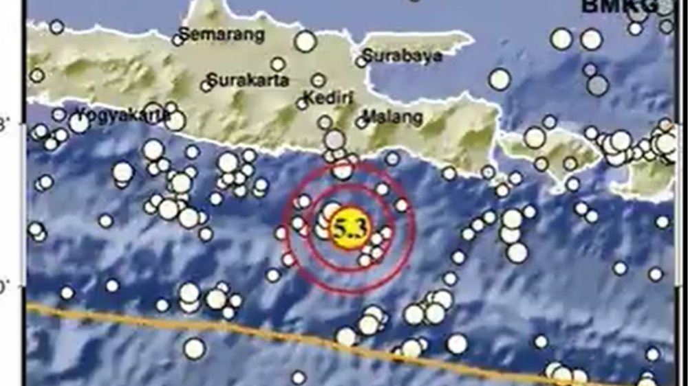 Gempa Magnitudo 5,3 Guncang Malang, Tak Berpotensi Tsunami