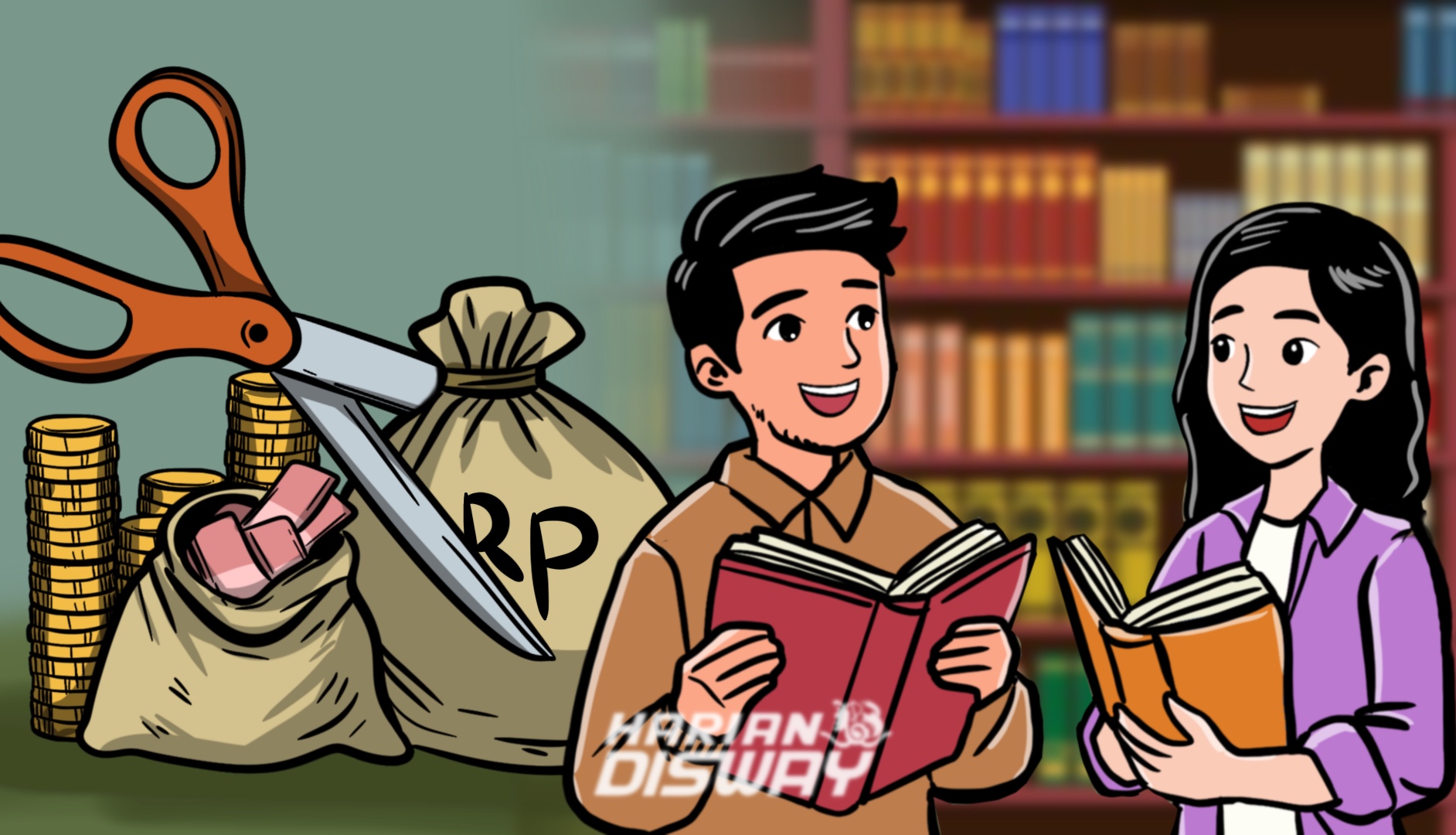 Paradoks Indonesia Emas: Efisiensi APBN vs Hak Akses Masyarakat ke Literasi