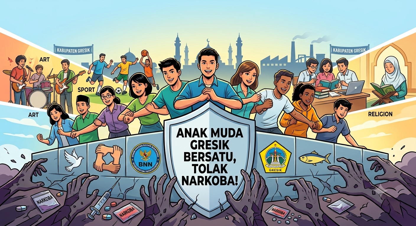 Sikapi Temuan Narkotika di Gresik, Ketua DPRD Ajak Kolaborasi Lintas Sektor