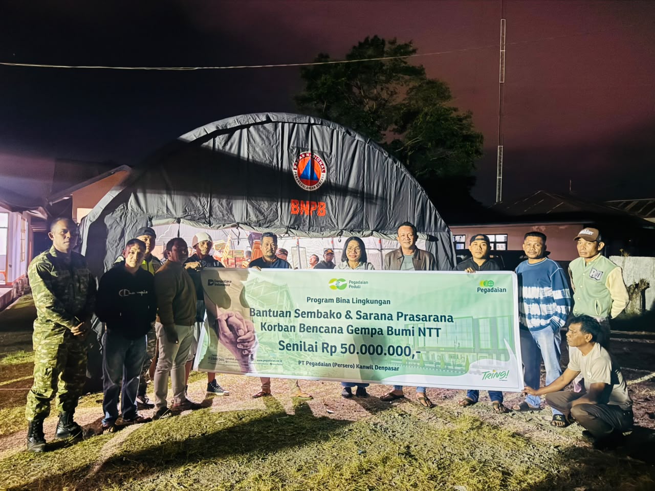 Respons Cepat Gempa NTT, Pegadaian Salurkan Bantuan Tanggap Darurat Melalui Program Pegadaian Peduli
