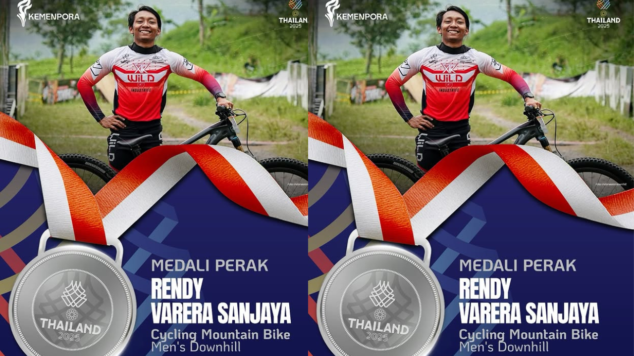 Rendy Varera Sumbang Medali Pertama Indonesia di SEA Games 2025 dari Cabor Balap Sepeda