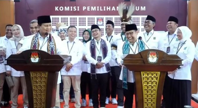 Daftar Gerindra ke KPU, Prabowo Singgung Angka 1 Ditambah 7