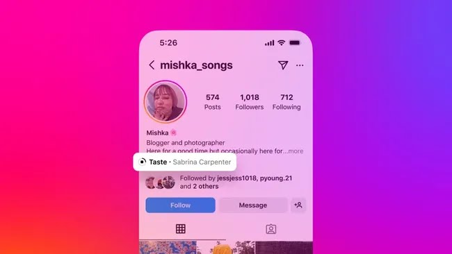 Instagram Luncurkan Fitur Tambahkan Lagu di Profil, Begini Caranya