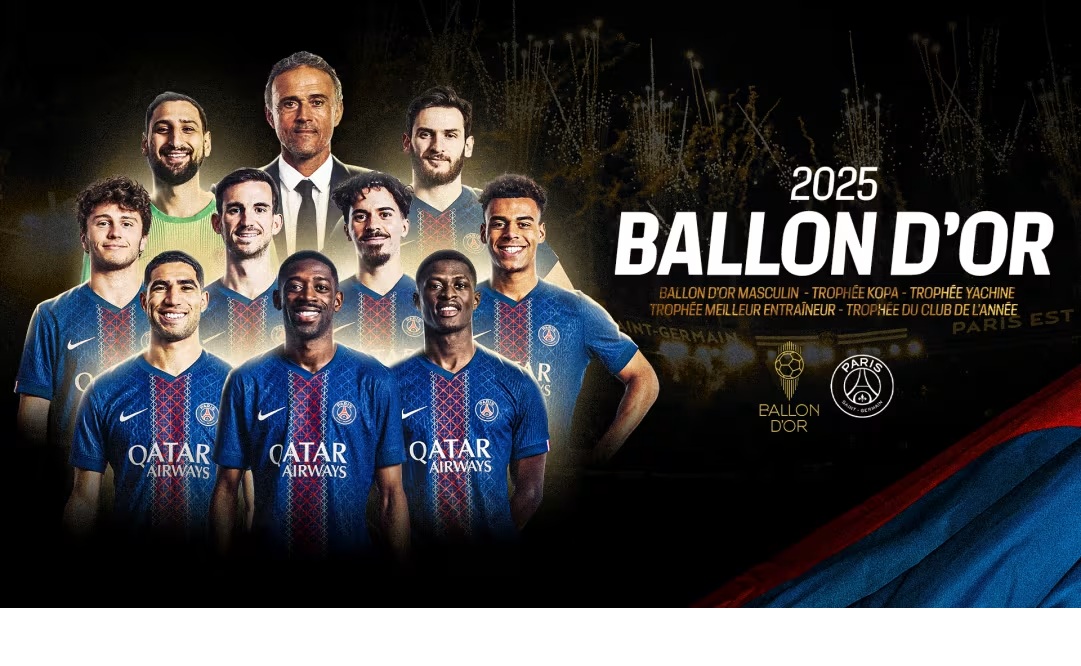 9 Pemain PSG Masuk Nominasi Ballon d'Or Setelah Raih Treble, Ini Daftar Lengkapnya