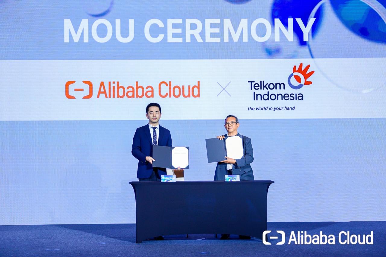 Perkuat Ekosistem Digital, Telkom dan Alibaba Cloud Jalin Kerja Sama Berbasis Cloud Didukung Teknologi AI