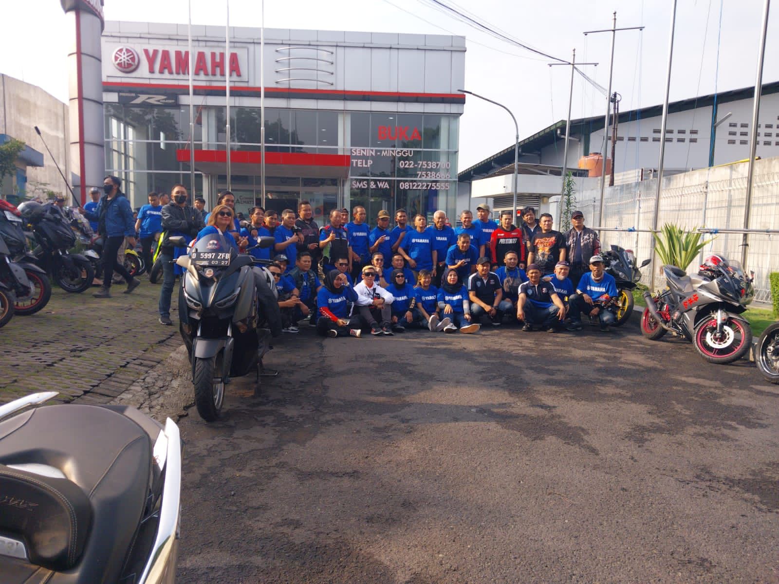 Ratusan Bikers Yamaha Meriahkan Yamaha Enduro Challenge 2023 di Bandung