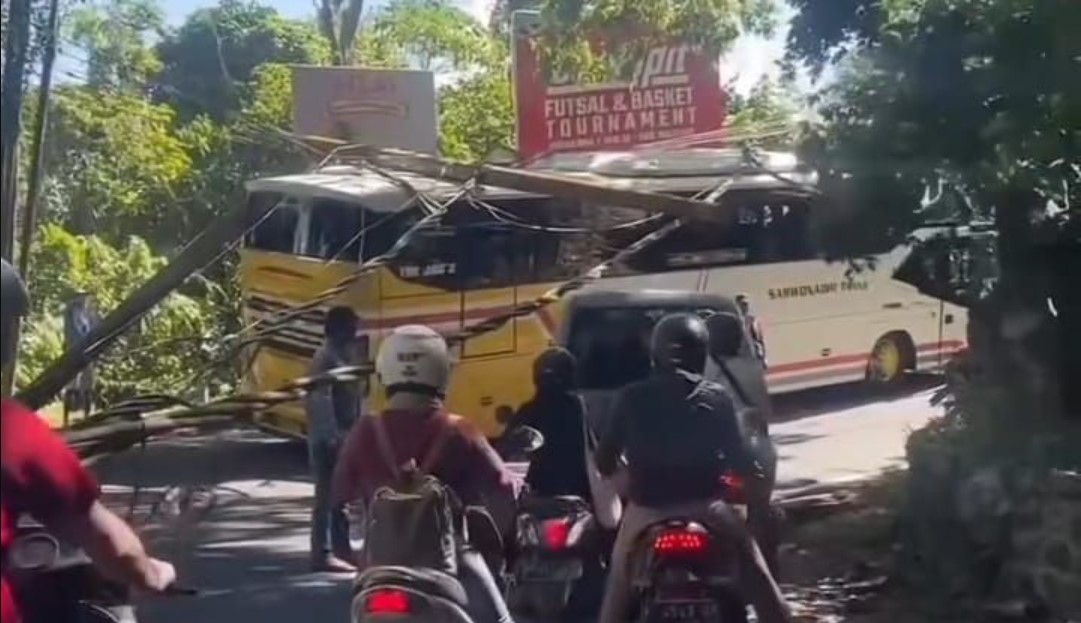 Lagi! Kecelakaan Bus Rombongan Study Tour SMP 3 Depok Sleman Terjadi di Bali