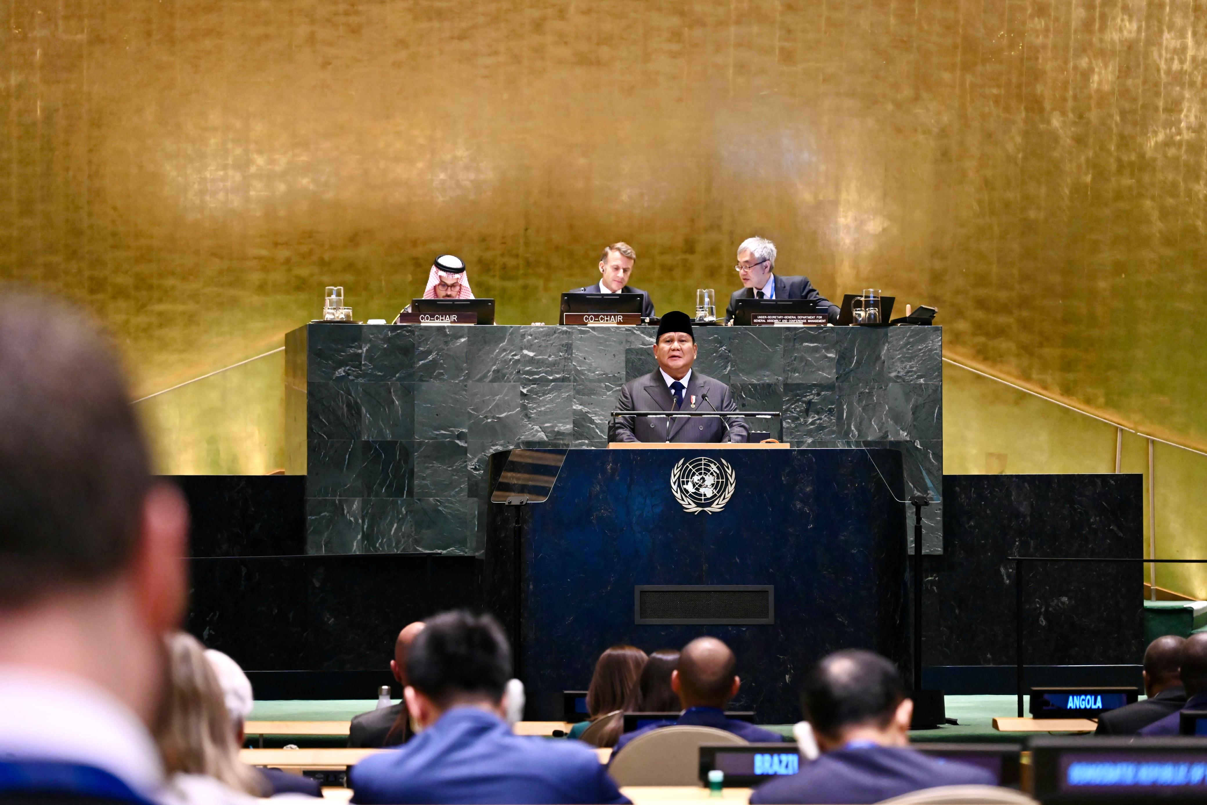 Dukung Palestina di PBB, Prabowo: Indonesia Siap Kirim Pasukan Perdamaian