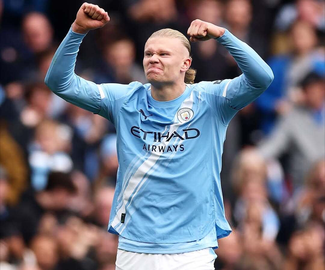 Man City vs Everton 2-0, Brace Haaland Bawa City ke Puncak Sementara