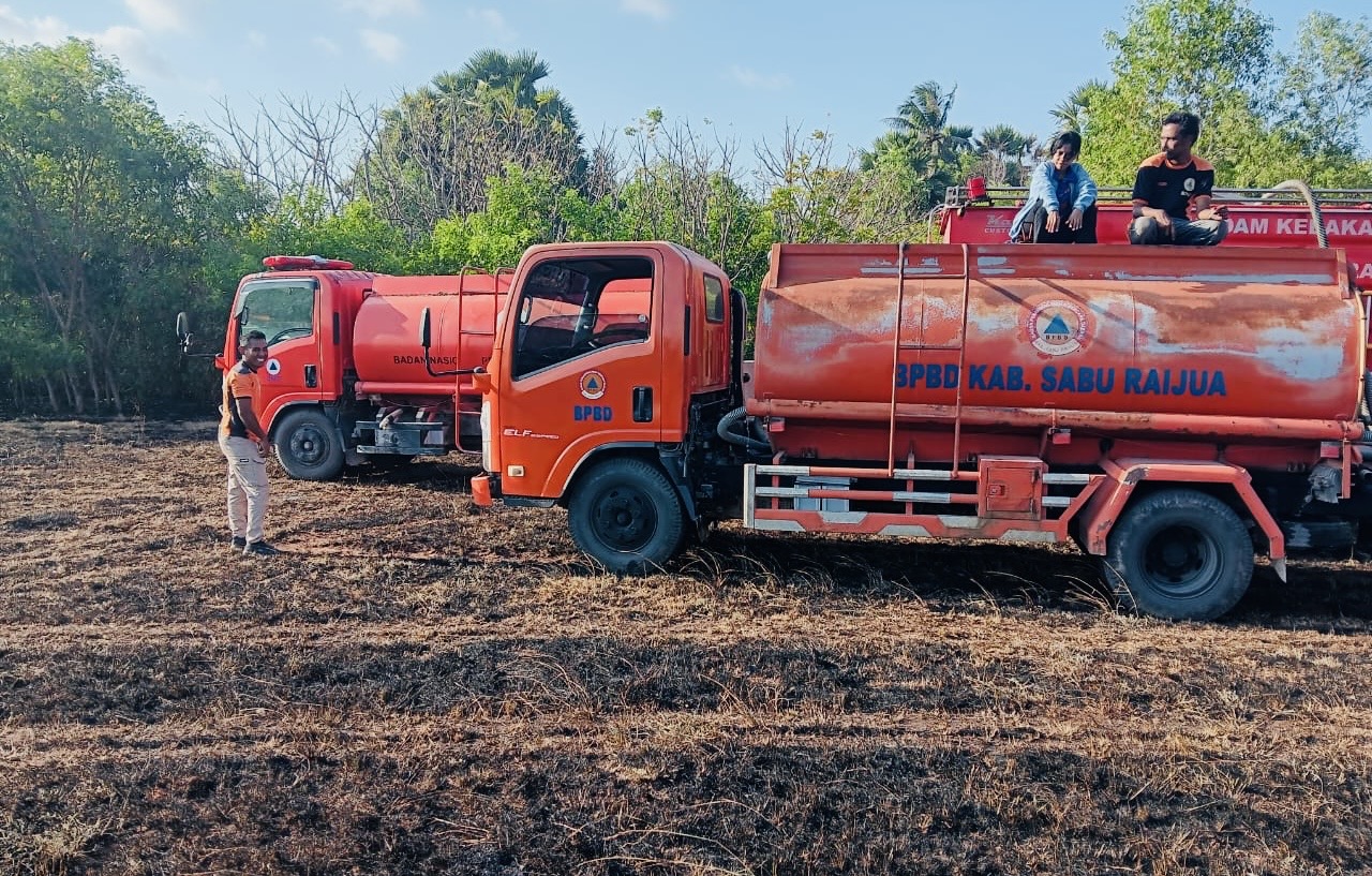 Gegara Bakar Sampah, Lahan 20 Hektare di Sabu Raijua NTT Hangus Dilalap Api