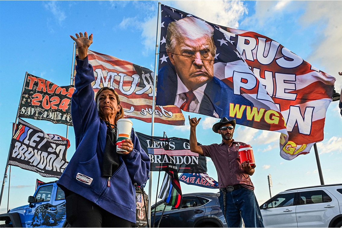 Drama Amerika Menanti Penangkapan Trump