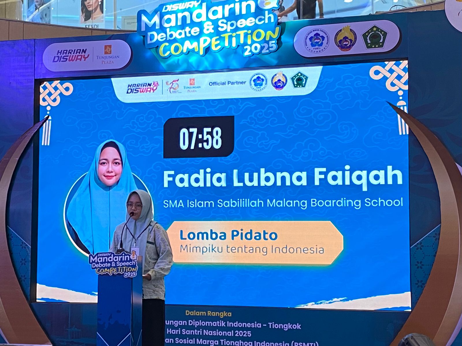 Belajar Mandarin Sejak Kelas 10, Nafa Susun Sendiri Naskah Pidatonya, Paparkan 3 Kunci Utama Indonesia Bisa Maju
