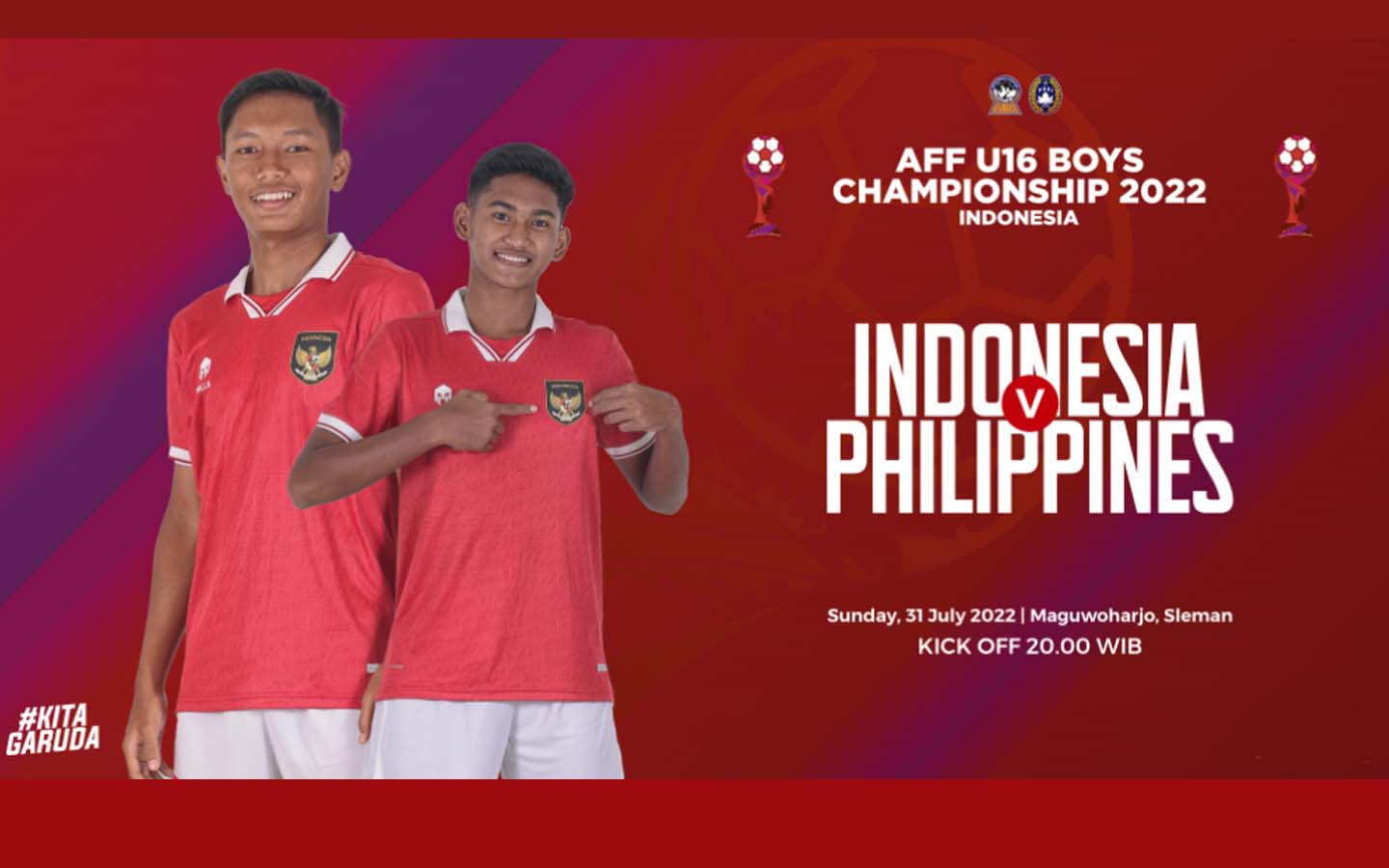 AFF U-16 2022: Timnas Ungul 2-0 Atas Filipina 