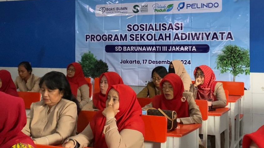 Lewat Program Adiwiyata, Pelindo Sosialisasikan Sekolah Ramah Lingkungan