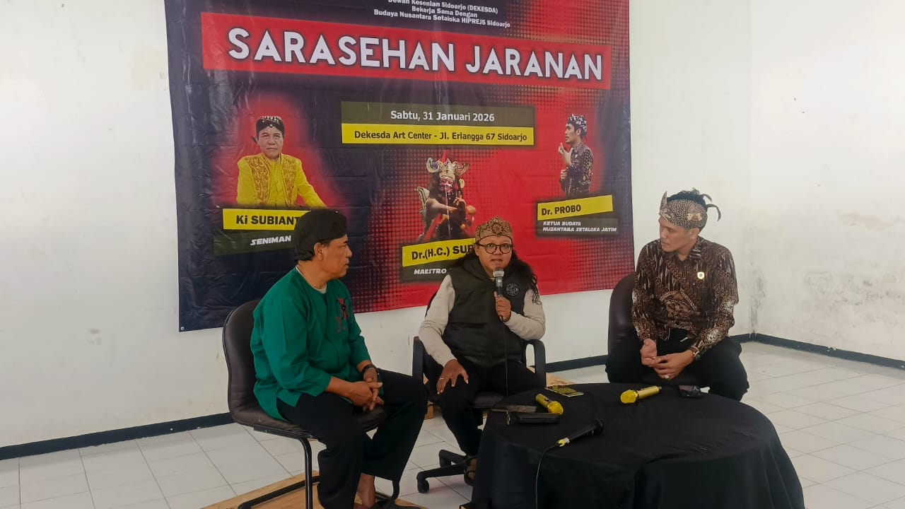 Sarasehan Jaranan di Sidoarjo Bahas Makna, Struktur, dan Strategi Pelestarian Seni Tradisi