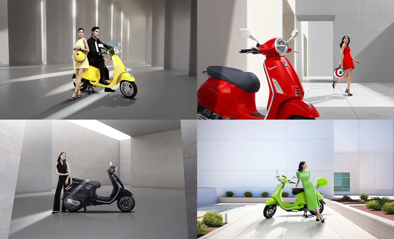 Lebih Trendy dan Enerjik, Vespa Warna-Warni Jadi Pilihan Gaya Hidup Modern