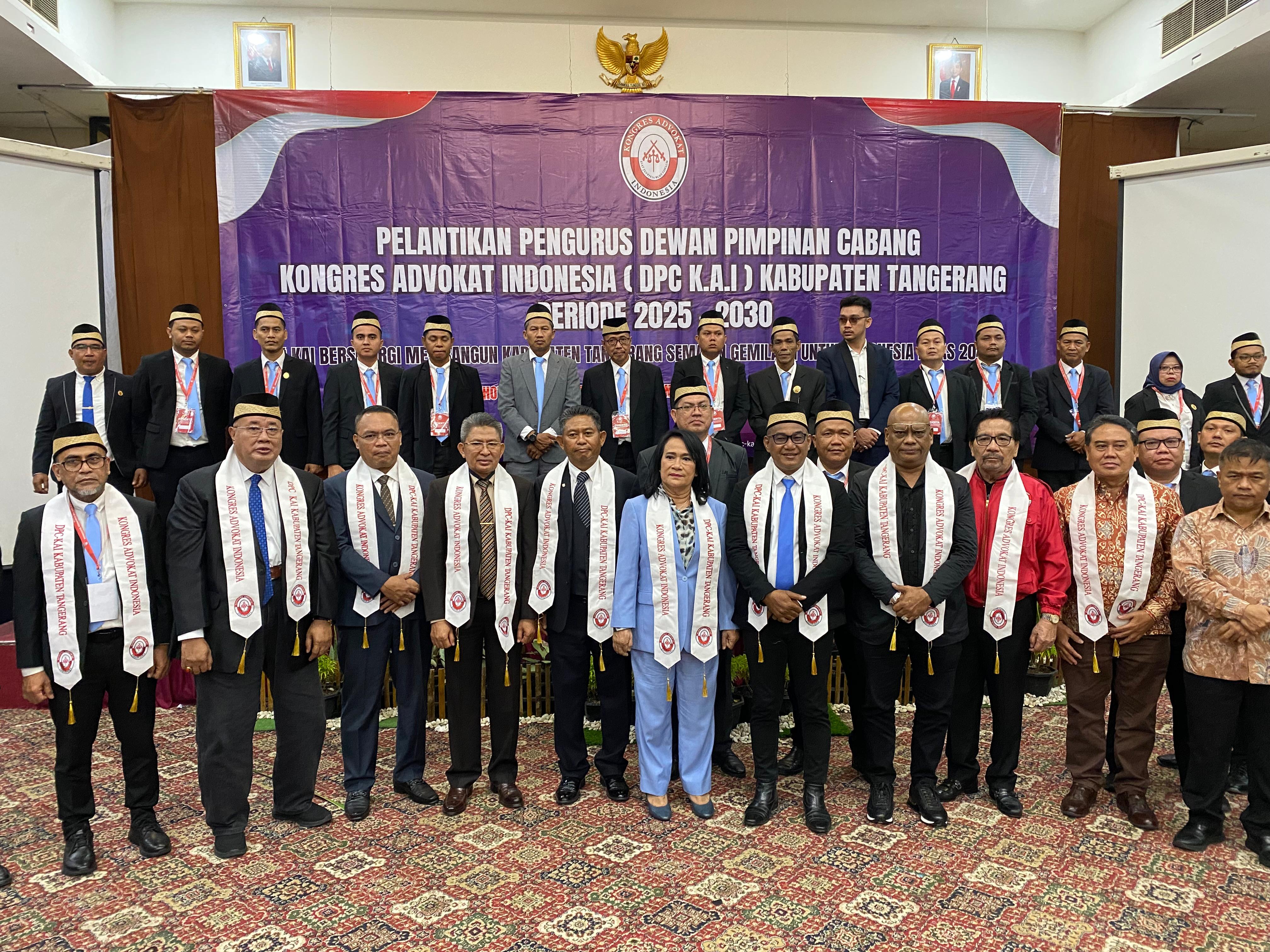 Ketua DPC KAI Kabupaten Tangerang Terapkan Adagium Tegakkan Keadilan Meskipun Langit Runtuh 