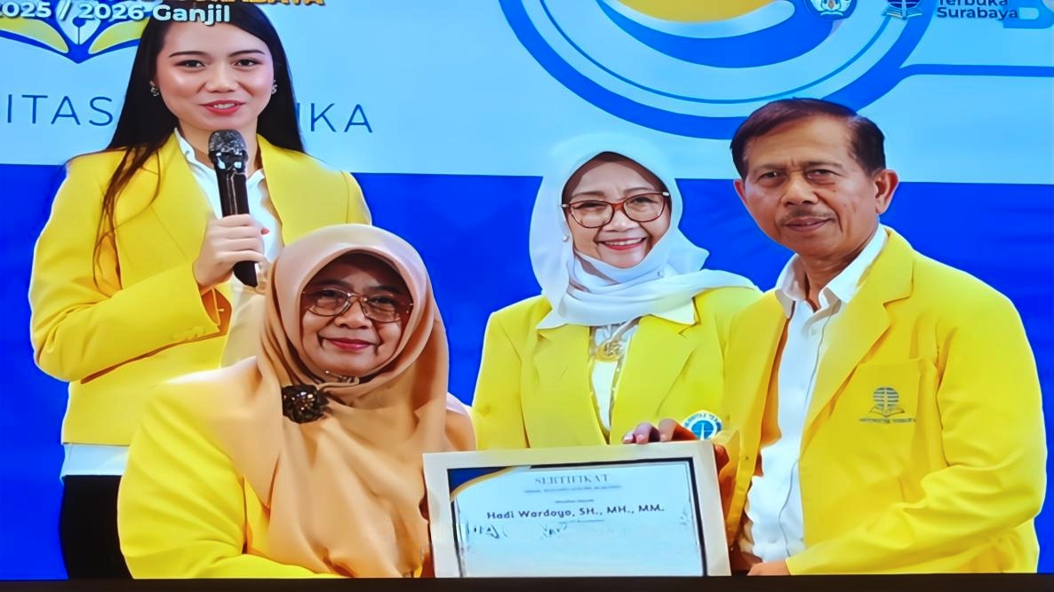 Hadi Wardoyo Bicara Kejujuran dan Pentingnya Hukum Berkeadilan di depan Mahasiswa UT Surabaya