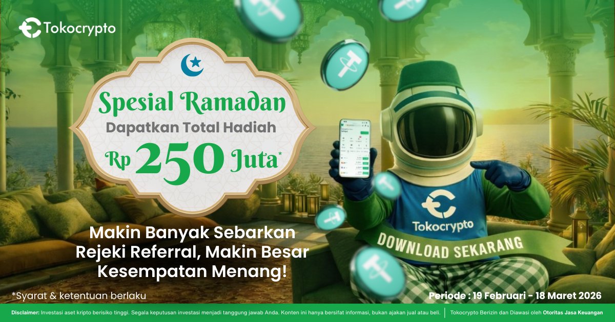 Tokocrypto Tebar THR Rp250 Juta di Tengah Dinamika Ramadan Effect 2026