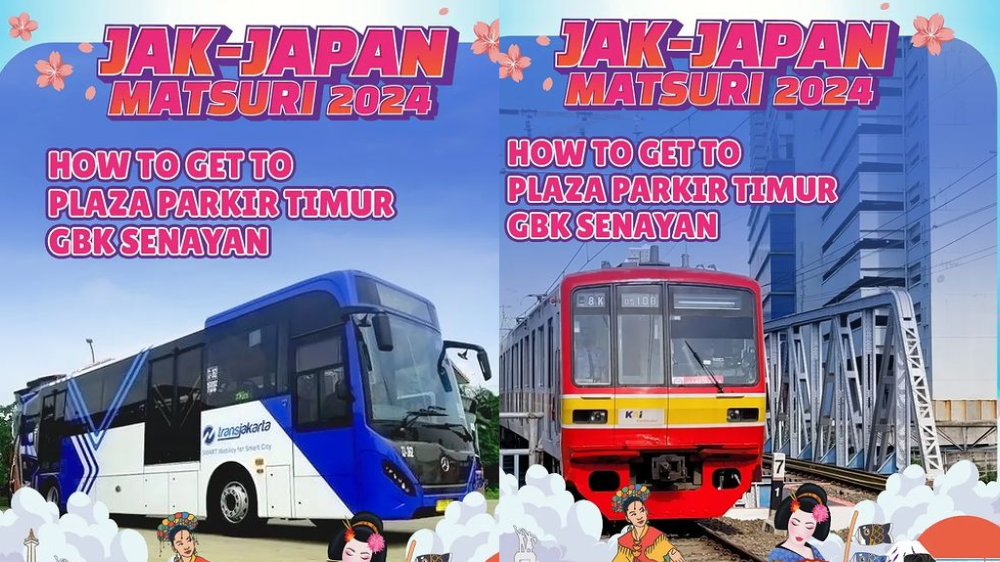 Cara ke Festival Jak Japan Matsuri 2024 di GBK Naik MRT, KRL dan Transjakarta, Simak Panduan Lengkapnya!