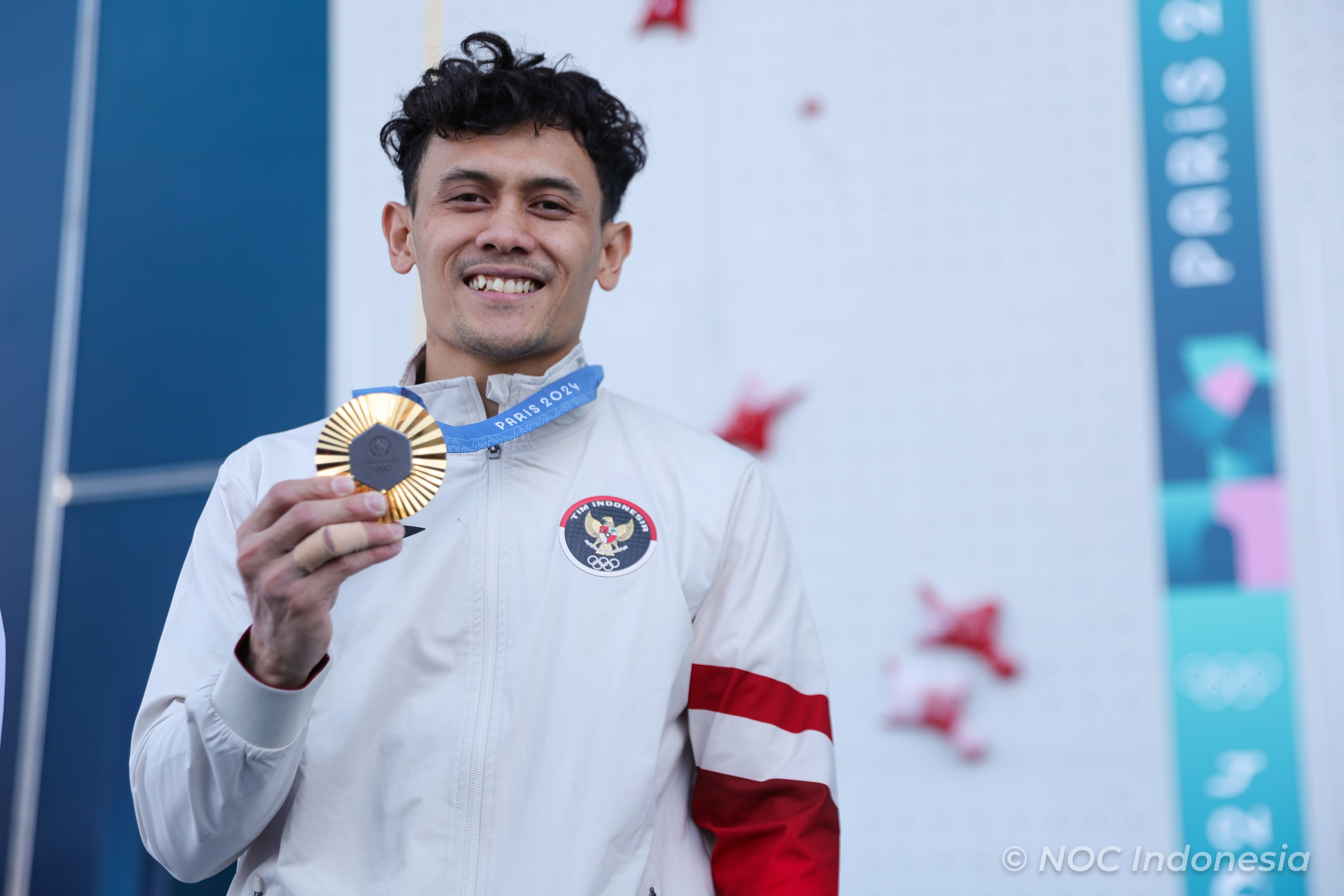 Alasan Veddriq Leonardo Tak Meneteskan Air Mata Saat Penyematan Medali Emas di Olimpiade Paris