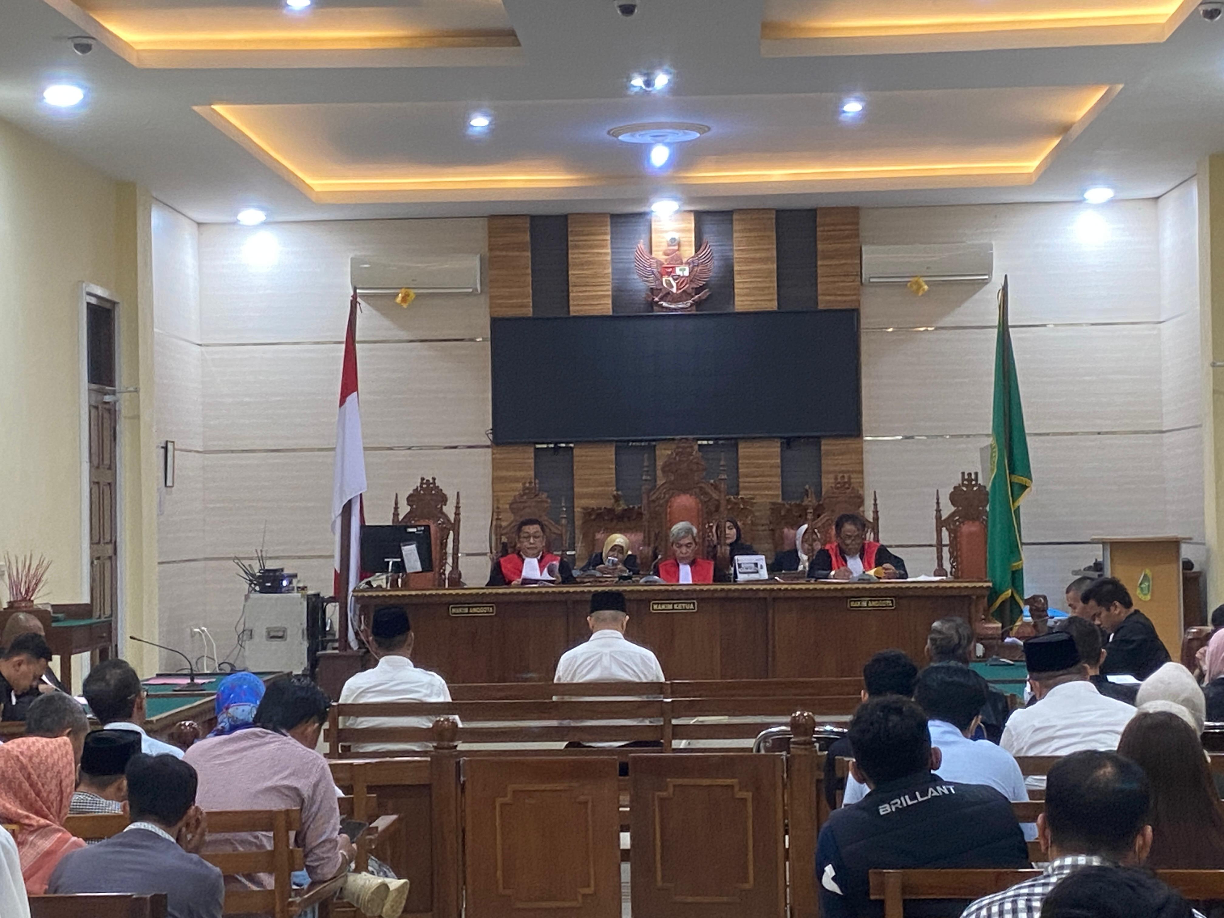 Sidang Eksepsi Korupsi SPAM Pesawaran, Dakwaan Jaksa Dipersoalkan Mantan Bupati