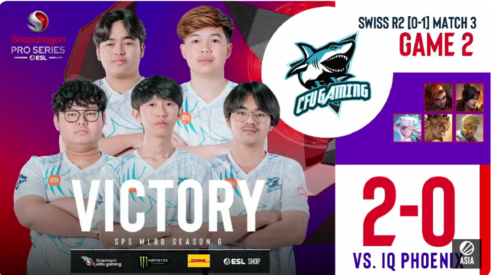 ESL Snapdragon S6: CFU Gaming Hajar IQ Phoenix 2-0