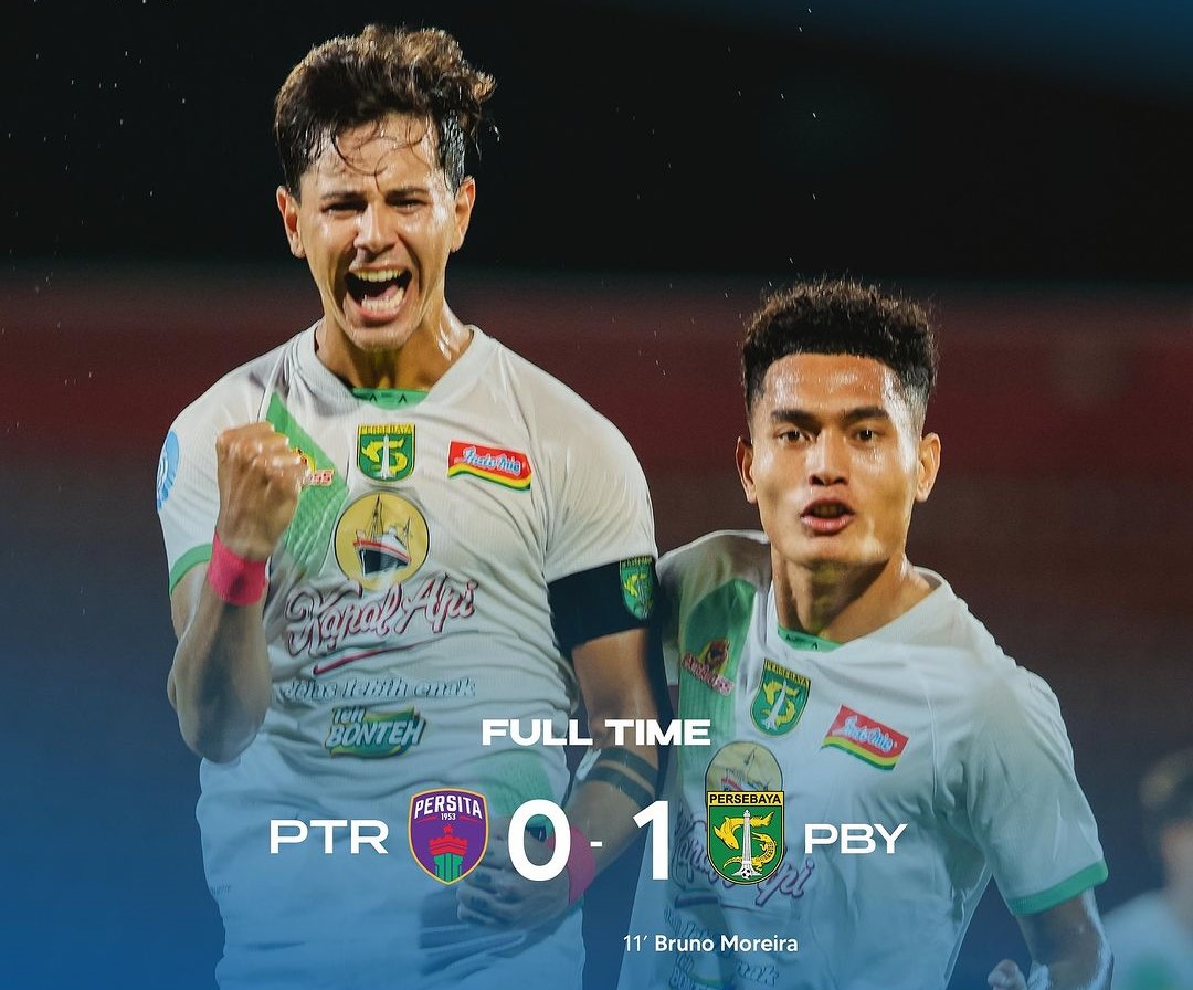 Persita vs Persebaya 1-0: Bajol Ijo Patahkan Rekor Clean Sheet Pendekar Cisadane