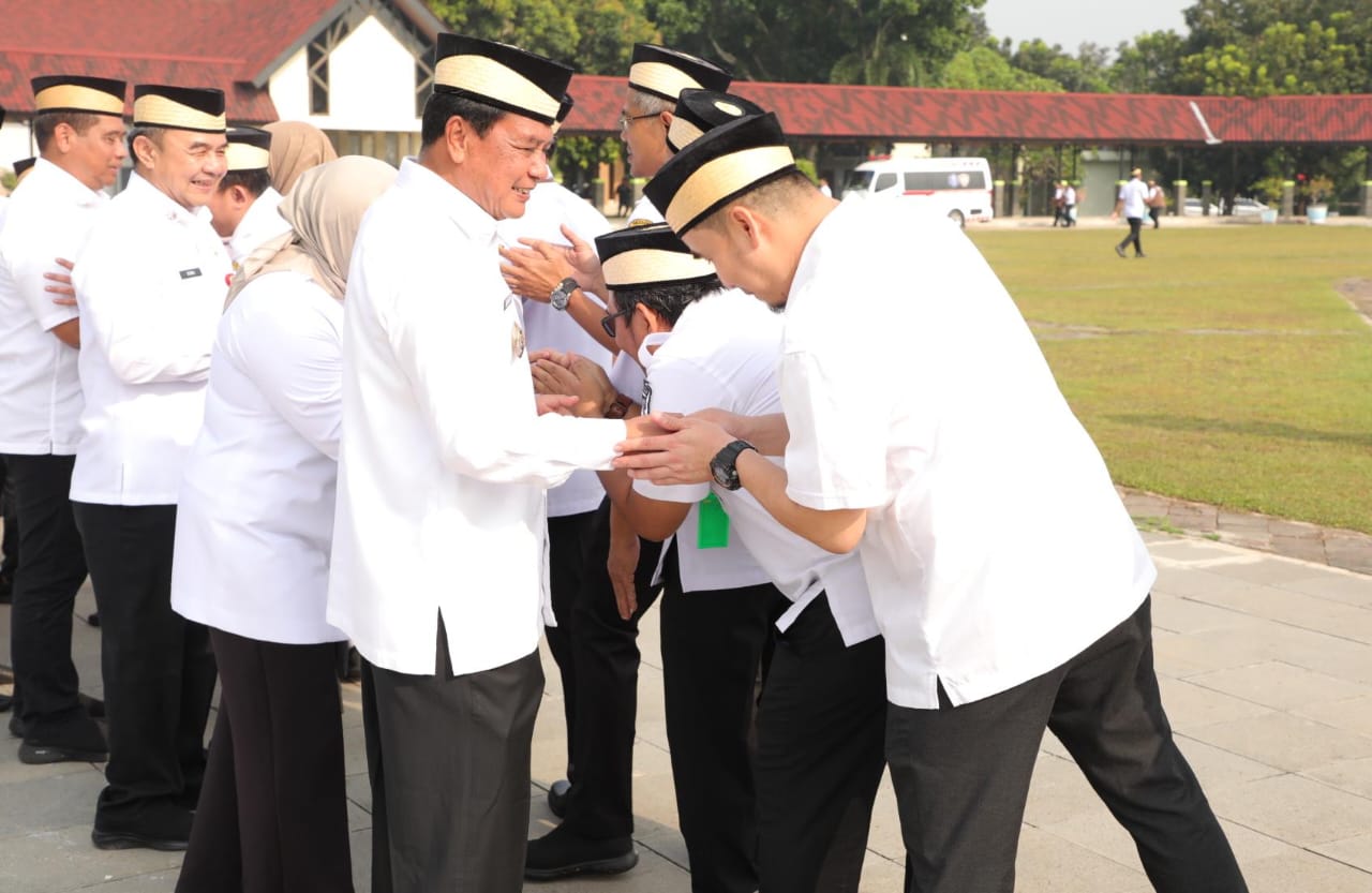 Gelar Apel dan Halal Bihalal Usai Lebaran, Bupati Tangerang Berkomitmen Tingkatkan Pelayanan Publik