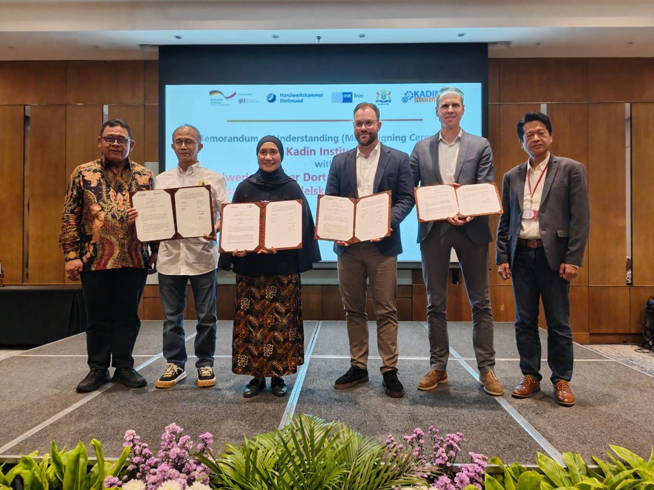  Kerja Sama Vokasi Indonesia-Jerman antara Kadin Institute, HWK Dortmund, dan IHK Trier