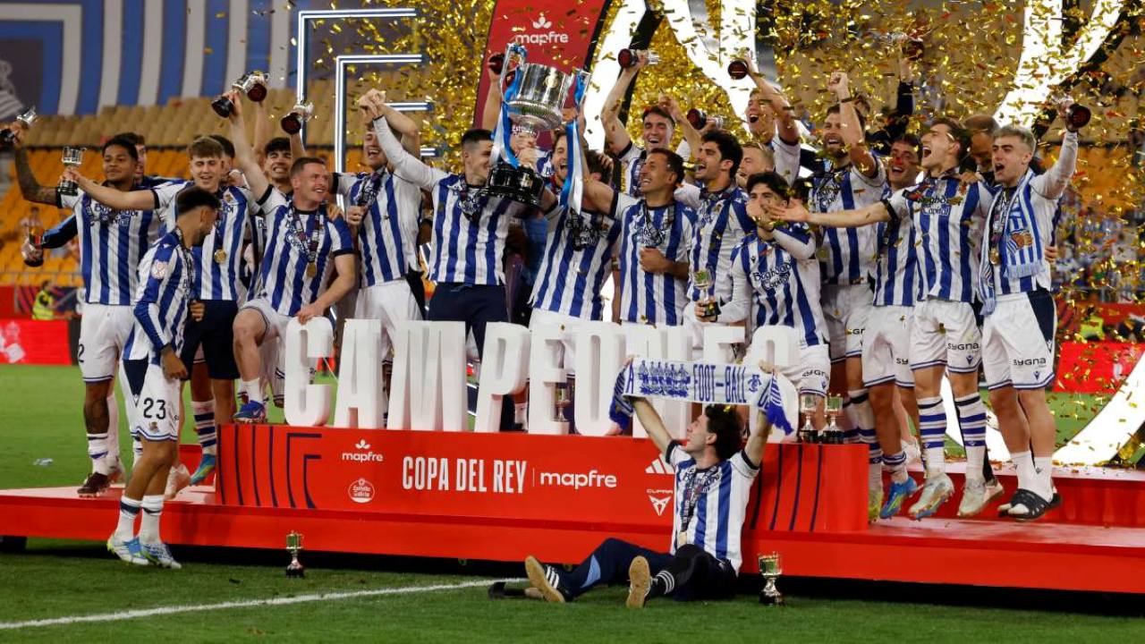 Atletico Madrid vs Real Sociedad 2-2 (Pen 3-4), La Real Jawara Copa Del Rey!