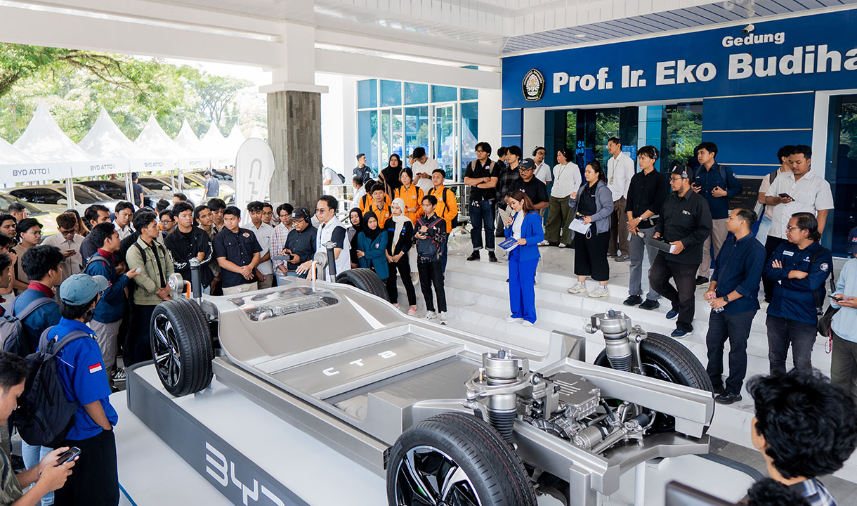 BYD Technology Roadshow Sambangi Universitas Dipenogoro dan Institut Teknologi Bandung, Transfer Pengetahuan Technology EV
