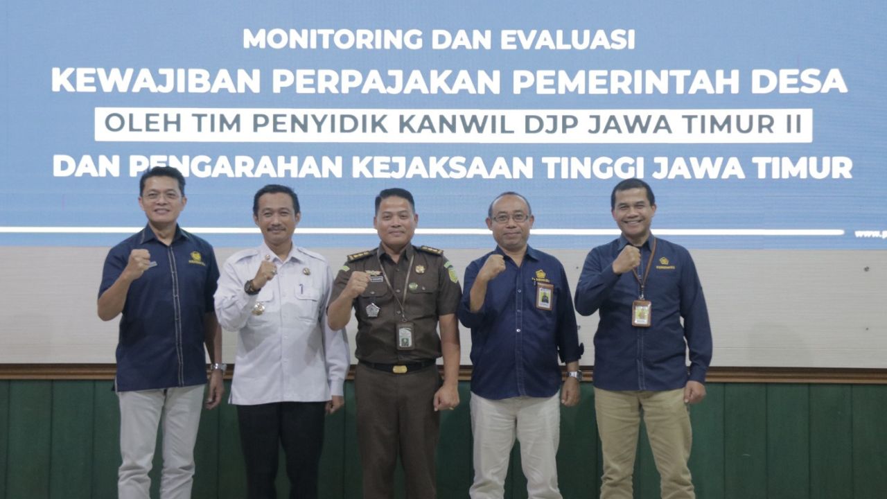 Monev Kewajiban Pajak IPDes, DJP Jatim II Perkuat Sinergi dengan Pemerintah Desa