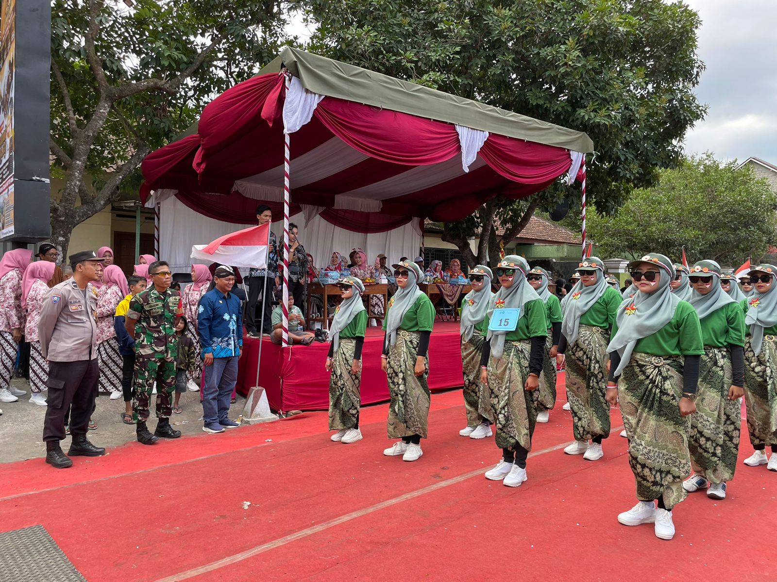 Anugerah Patriot Jawi Wetan II 2024: Sinergi 3 Pilar Sukseskan Lomba Baris-Berbaris di Desa Minggirsari