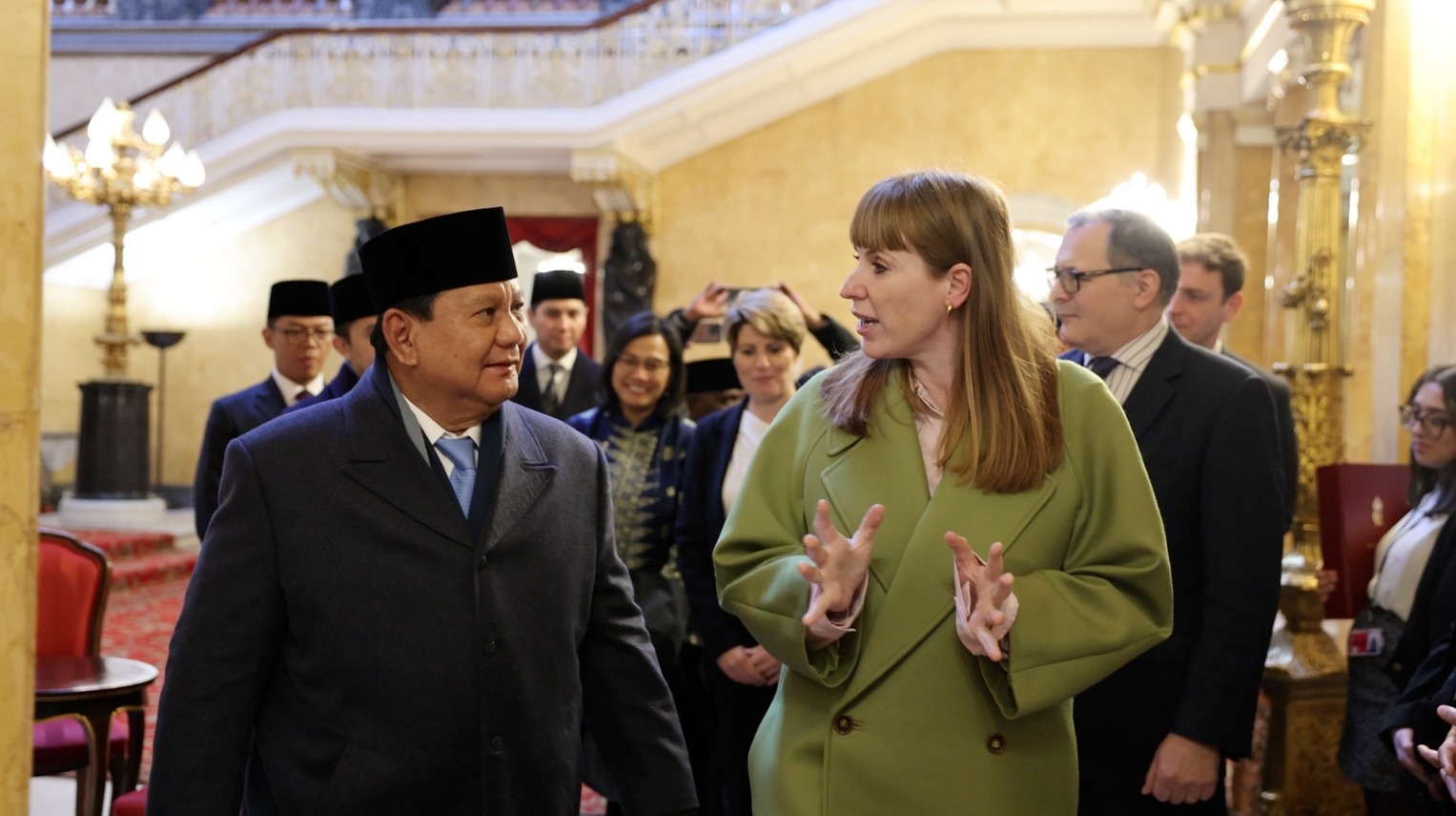 Prabowo dan Wakil PM Inggris Makan Malam Bersama, Cerita Soal Kucing Larry dan Bobby Kertanegara 