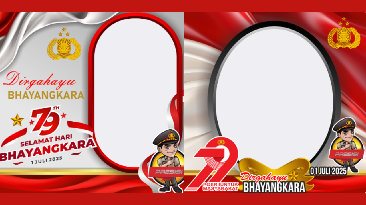 35 Link Twibbon HUT ke-79 Bhayangkara 2025 Lengkap Ucapannya, Cocok Share di Medsos!