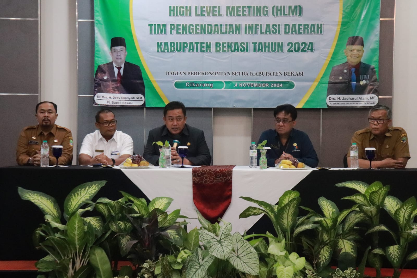 PJ Bupati Bekasi Komitmen Tekan Angka inflasi di Kabupaten Bekasi 