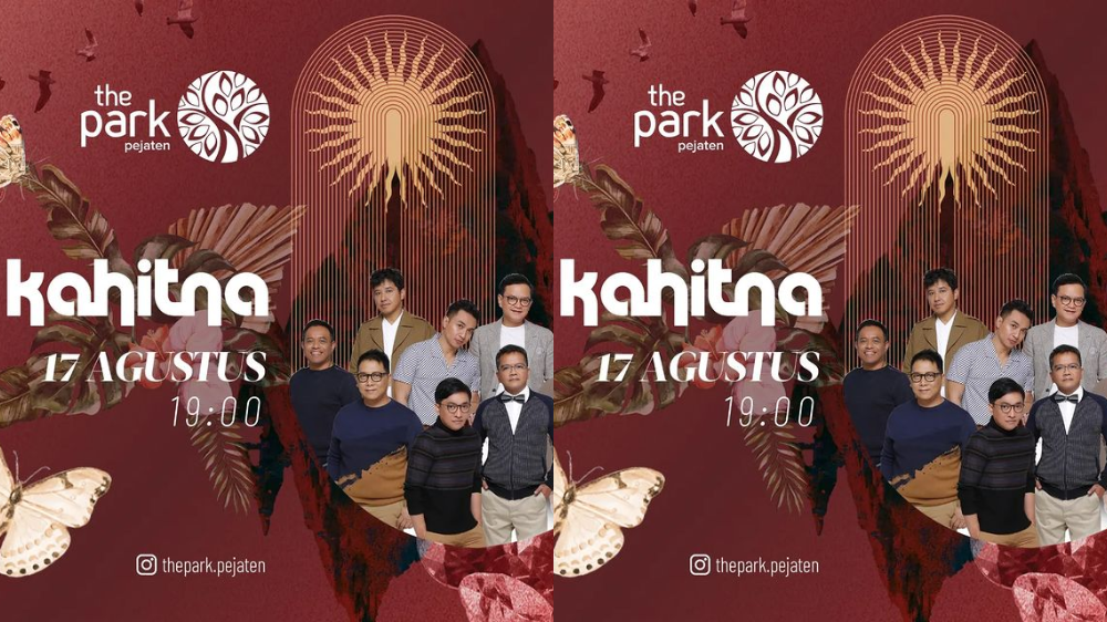 Konser Gratis Kahitna di The Park Pejaten 17 Agustus 2024, Semarak HUT ke-79 RI Sambil Cinta Sendiri