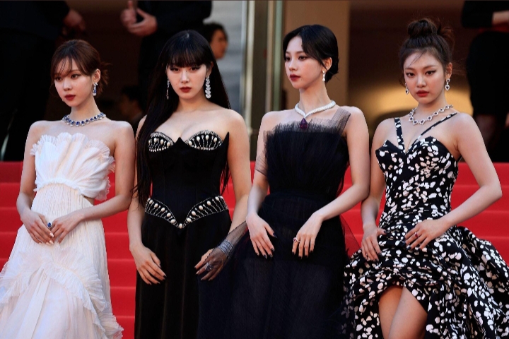 Visual Memukau aespa, Debut Jadi Grup K-Pop Pertama di Red Carpet Cannes Film Festival, Tampil Bak Princess!