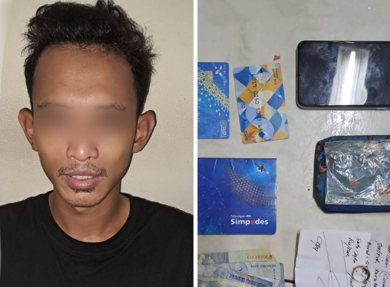 Curi Tas Pemilik Warung Tertidur, Pemuda di Grogol Habiskan Uang Buat Beli Sabu