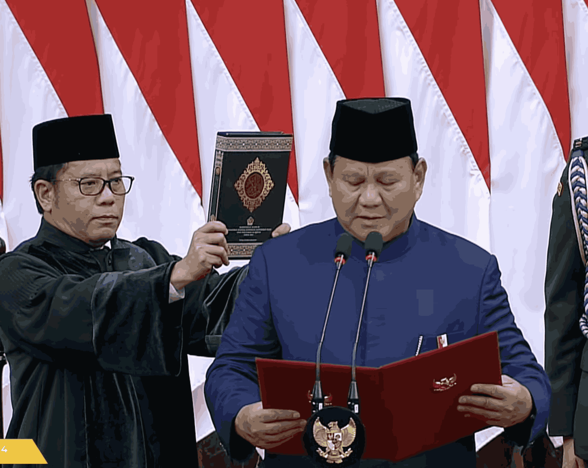 Prabowo Subianto Resmi Dilantik Sebagai Presiden ke-8 RI