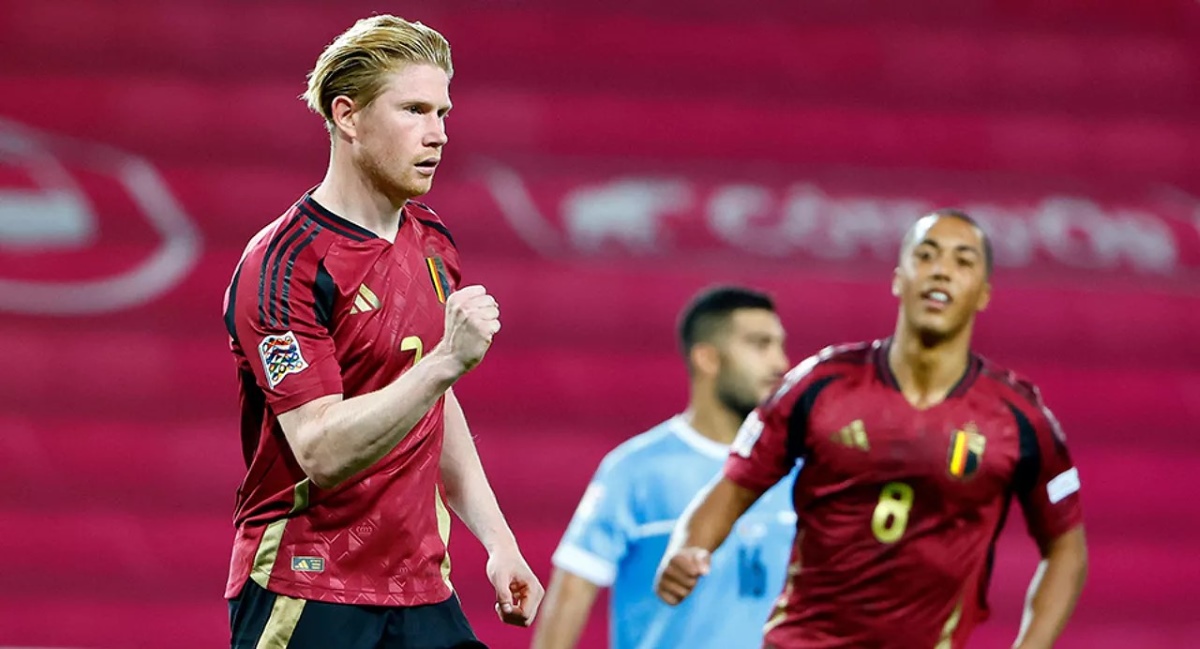 Belgia vs Israel: Brace Kevin De Bruyne Tenggelamkan Israel di UEFA Nations League A Grup 2