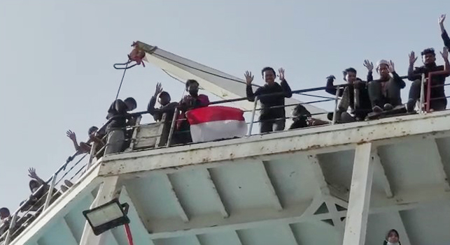 Evakuasi 557 WNI dari Sudan Gunakan Kapal MV Amanah Kerajaan Arab Saudi